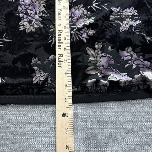 The Limited Collection Top Medium Velvet Burnout Floral Lined Whimsigoth Witchy - Picture 10 of 11